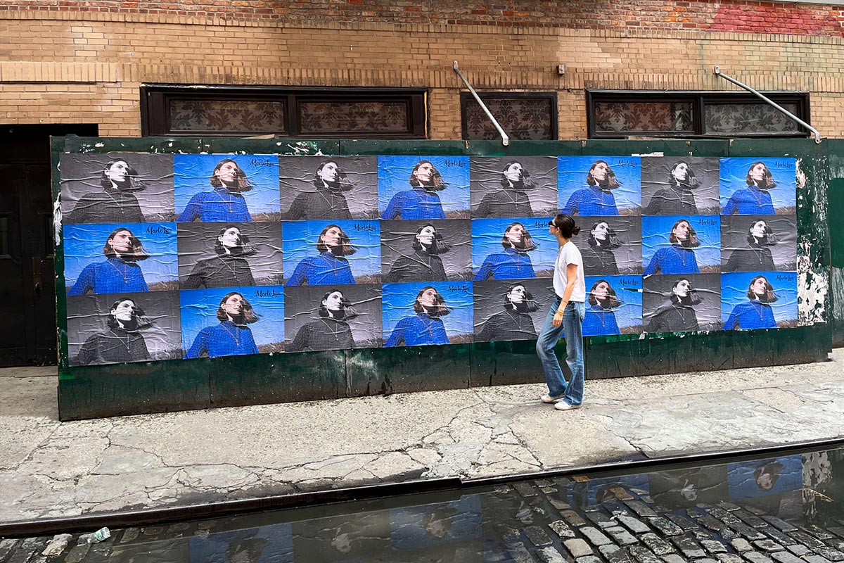 Wheatpasting San Francisco - 32 sheet large format street poster takeover